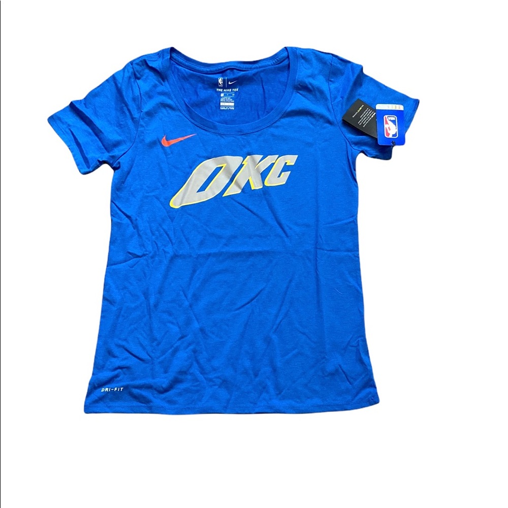 Oklahoma City Thunder Nike Women’s Logo City Edition Essential Performance Shirt